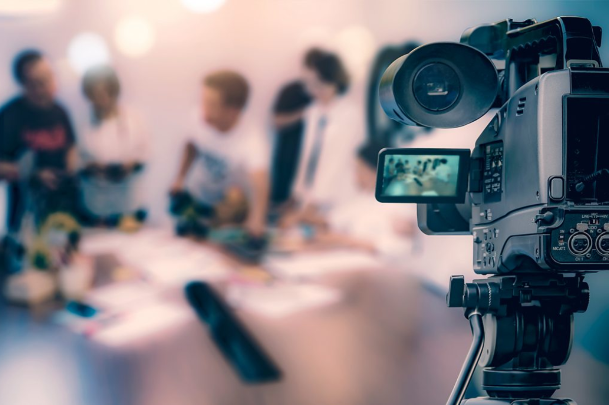 Legal videography setup for a remote deposition in Denver